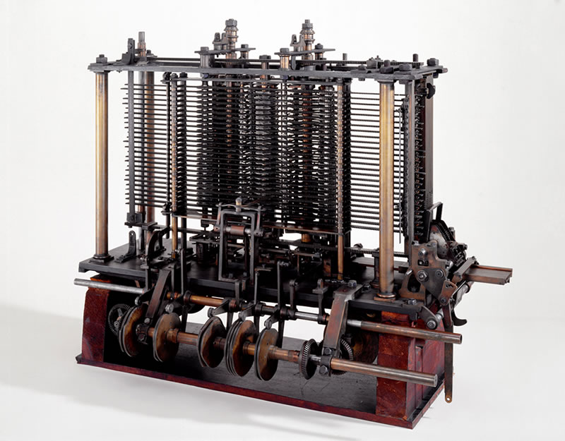 Prototipo de la máquina analítica de Charles Babbage