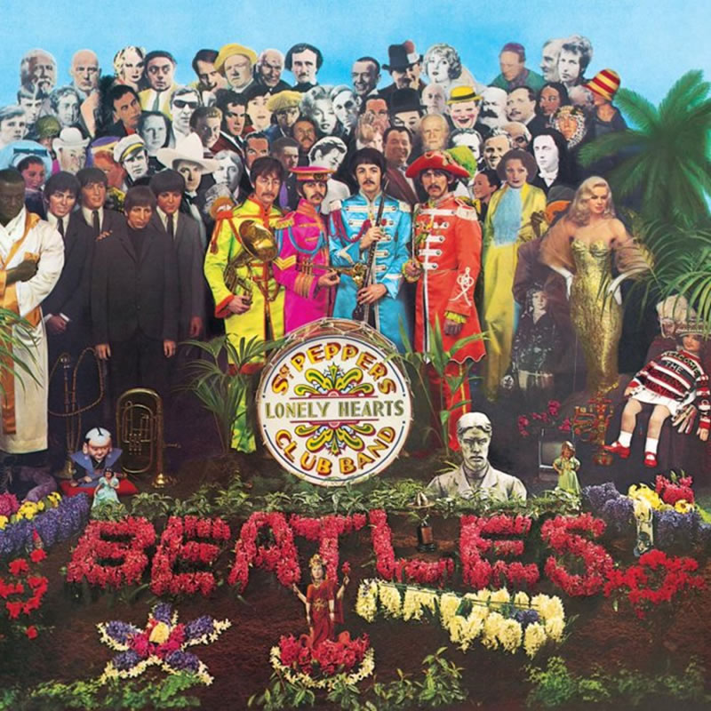 Portada del álbum "Sgt. Pepper's Lonely Heart Club Band", de The Beatles