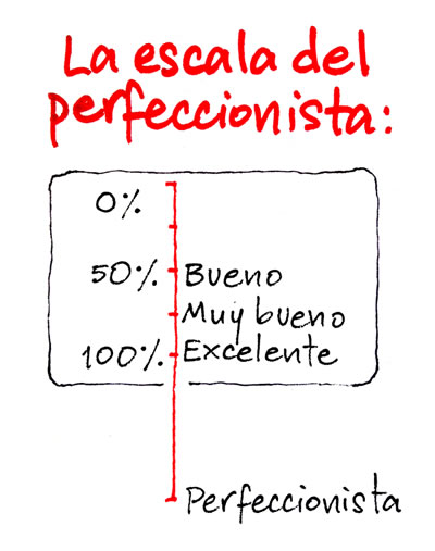 La escala del perfeccionista