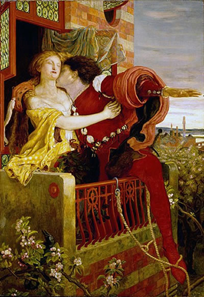 Ford Madox Brown, 'Romeo y Julieta', 1870