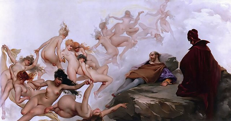 Luis Ricardo Falero, 'El sueño de Fausto', 1880