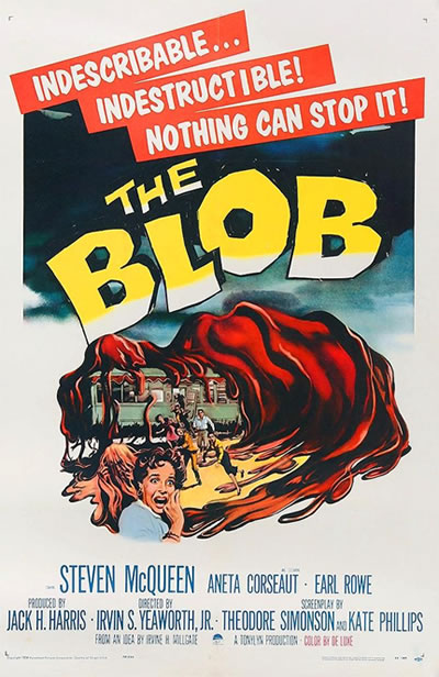 Cartel de "The Blob" (1958)