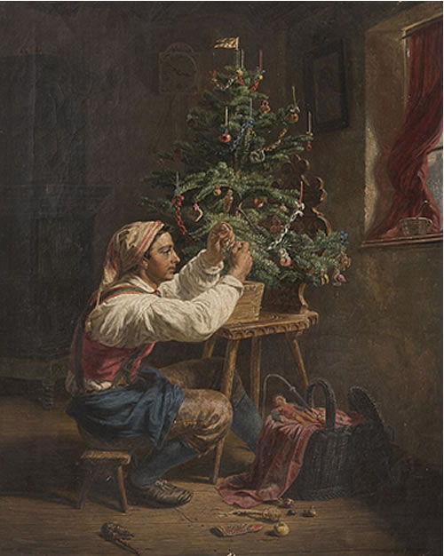 ...el infaltable árbol de Navidad, cuya incorporación a la fiesta tuvo lugar en Alemania...