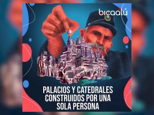 Palacios construidos con materiales reciclados y por una sola persona