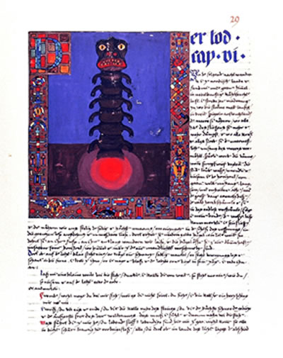 ...al estilo de los antiguos libros de la Edad Media...