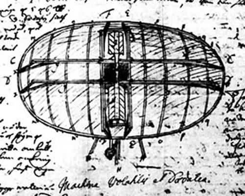 Máquina voladora de Emanuel Swedenborg (1716)
