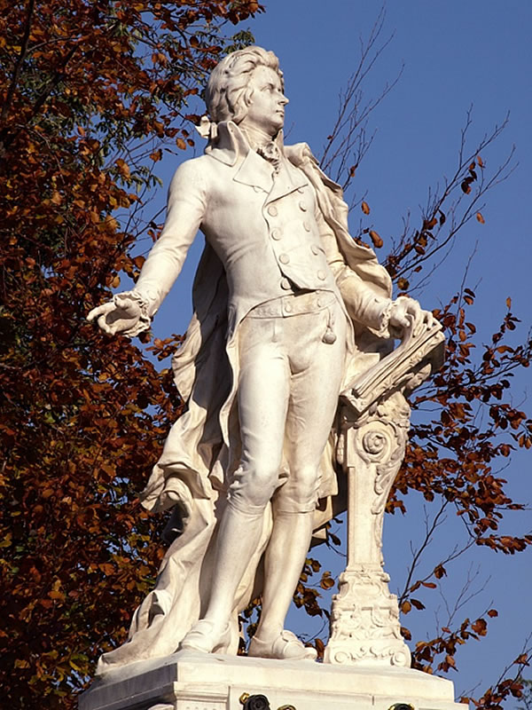 Estatua de Wolfgang Amadeus Mozart