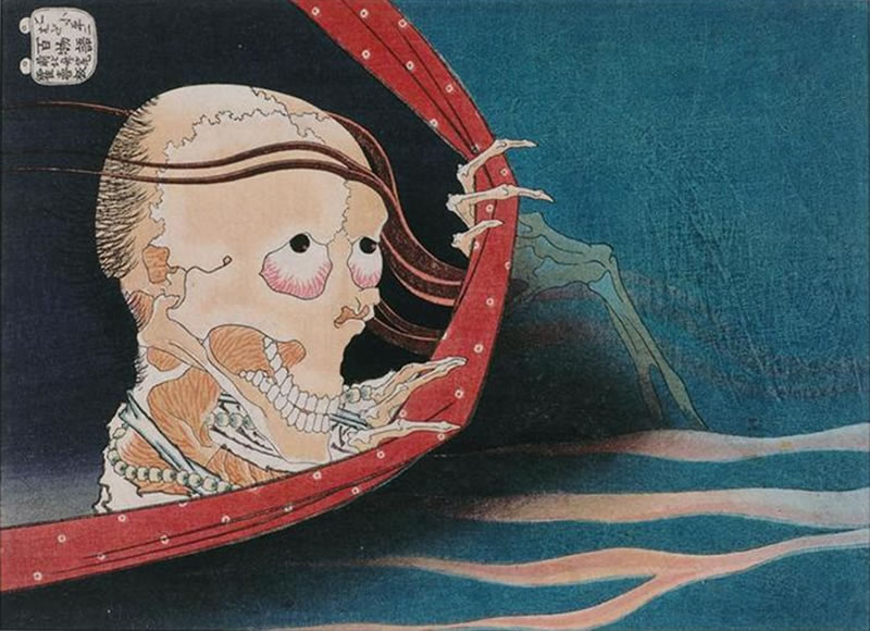 "El fantasma de Kohada Koheiji", de Katsushika Hokusai