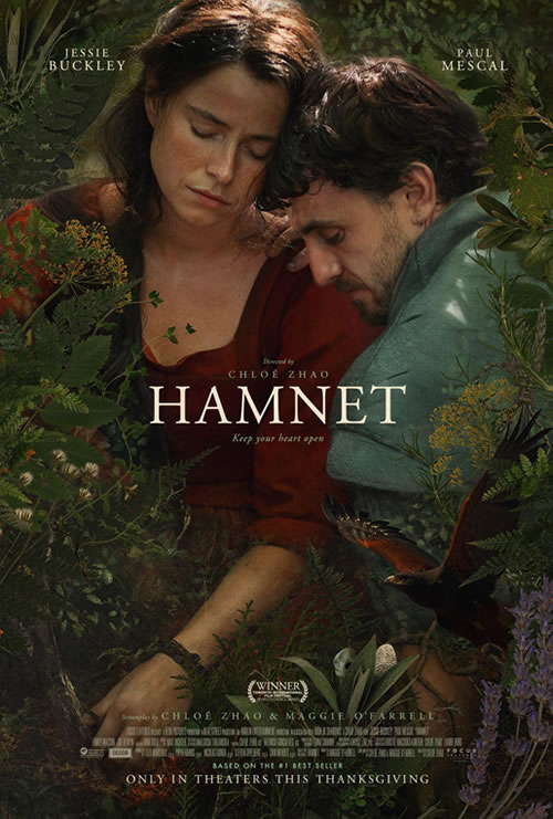 Cartel de la película "Hamnet", de Chloé Zhao