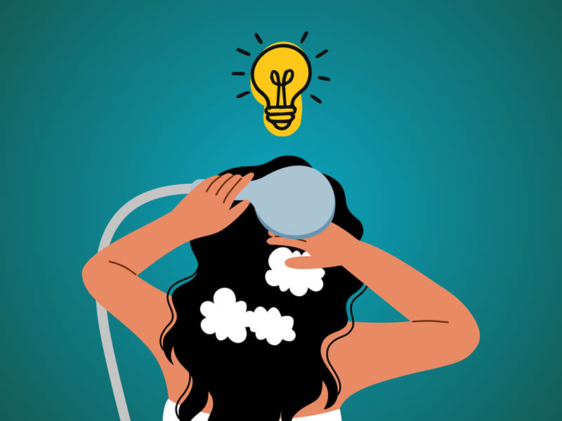 ¿Por qué las mejores ideas llegan al estar bajo la regadera?