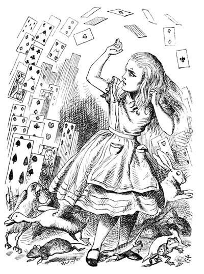 John Tenniel, ilustración para 'Alicia en el país de las maravillas', de Lewis Carroll