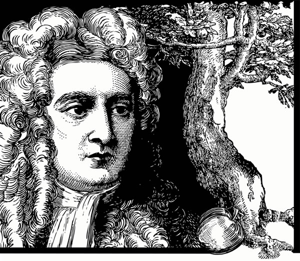 Isaac Newton y la anécdota de la manzana