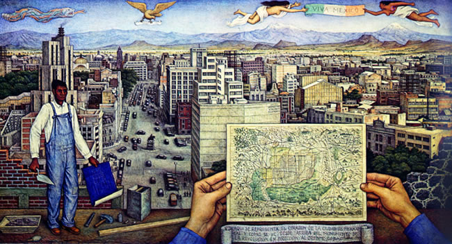 'La Ciudad de México' (1949), de Juan O'Gorman