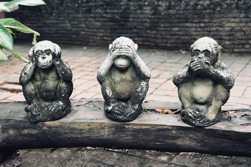 Los tres monos sabios