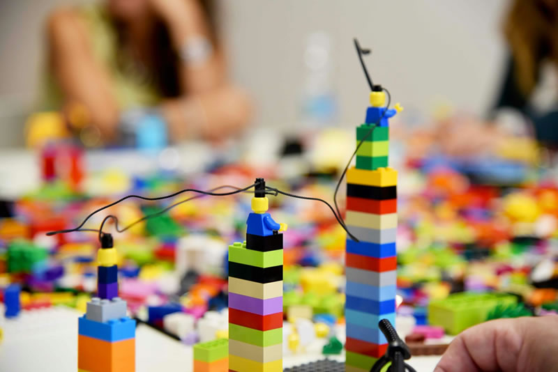 Los pequeños ladrillos de LEGO