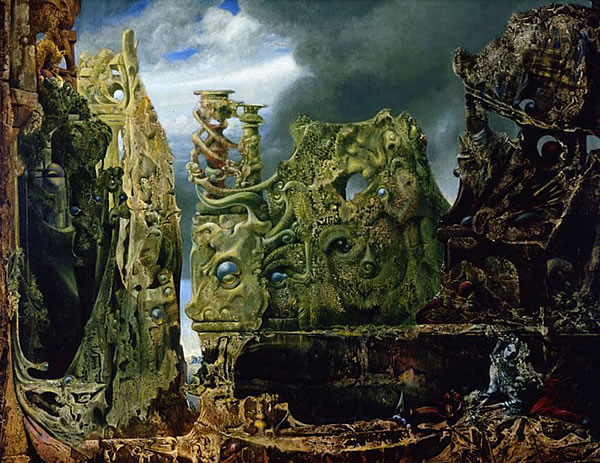 Max Ernst: "The eye of silence", (1943)