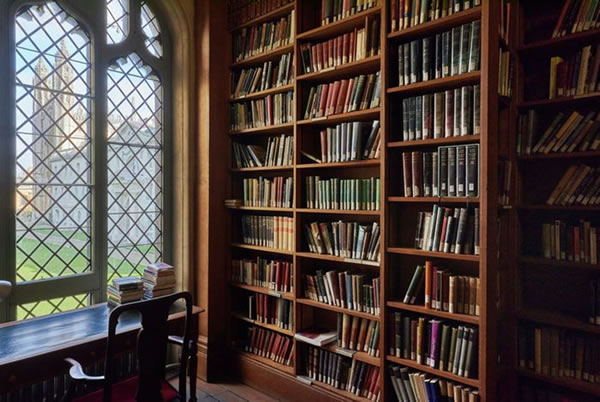 Biblioteca del King’s College Cambridge (Cambridge, Inglaterra)