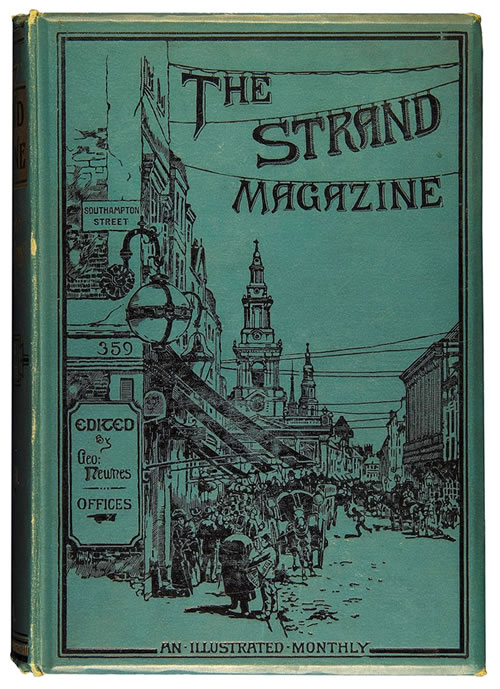 Portada de la revsta británica "The Strand"