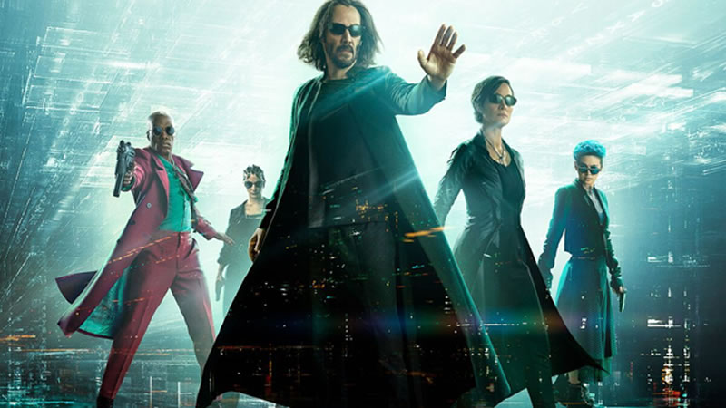 Publicidad de "Matrix resurrections" (2021)