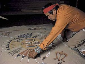 Pinturas de arena —el arte curativo de los indios navajo—