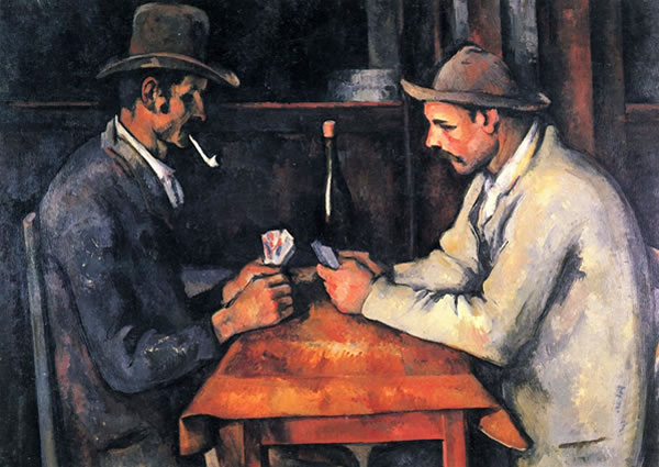 "Los jugadores de cartas", Paul Cézanne (1892-93)