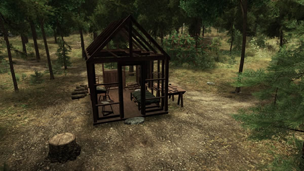 Escena del videojuego "Walden: a game"